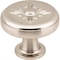 Jeffrey Alexander 1-3/8" Diameter Satin Nickel Baroque Lafayette Cabinet Knob 417SN - alternate 1